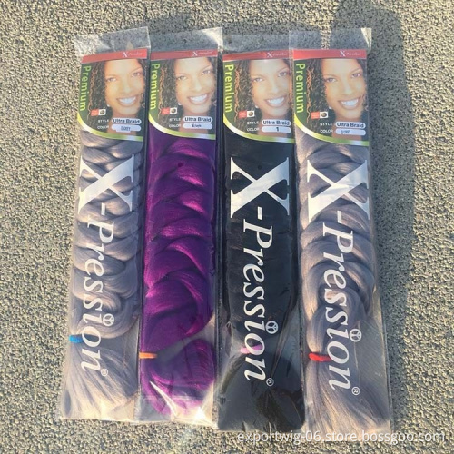 expression curly synthetic braided hair sangita expression jumbo 100 braiding extensions for black women wholesale